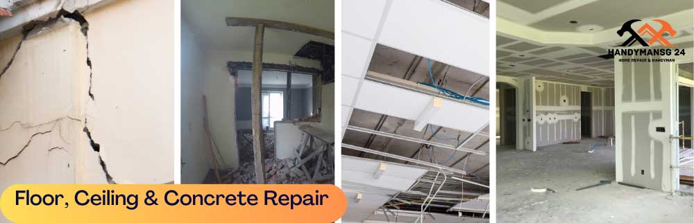 Floor, celling and concrete repair